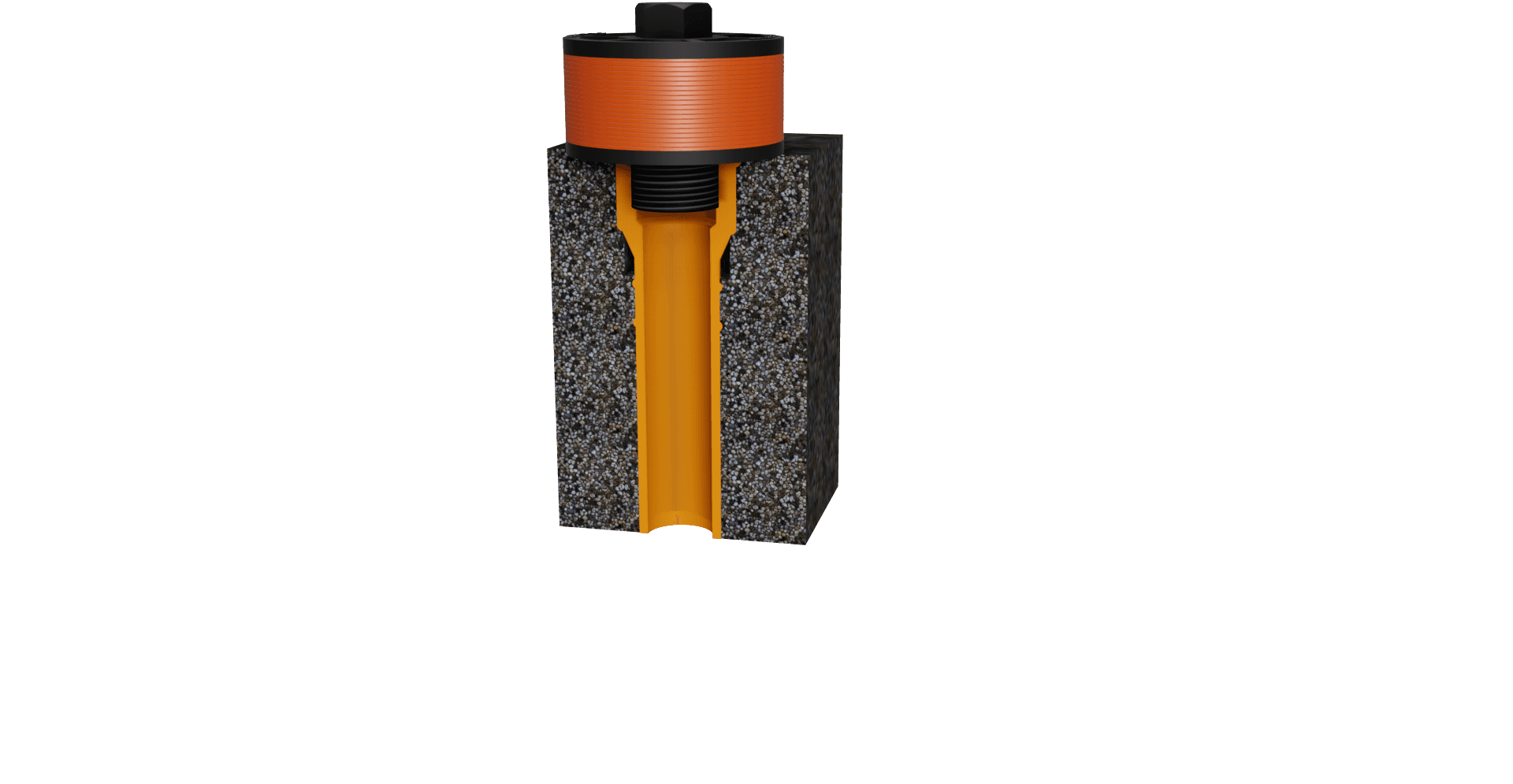 Crepina PLUVITEC 1'' BSP x 20 mm com inserto