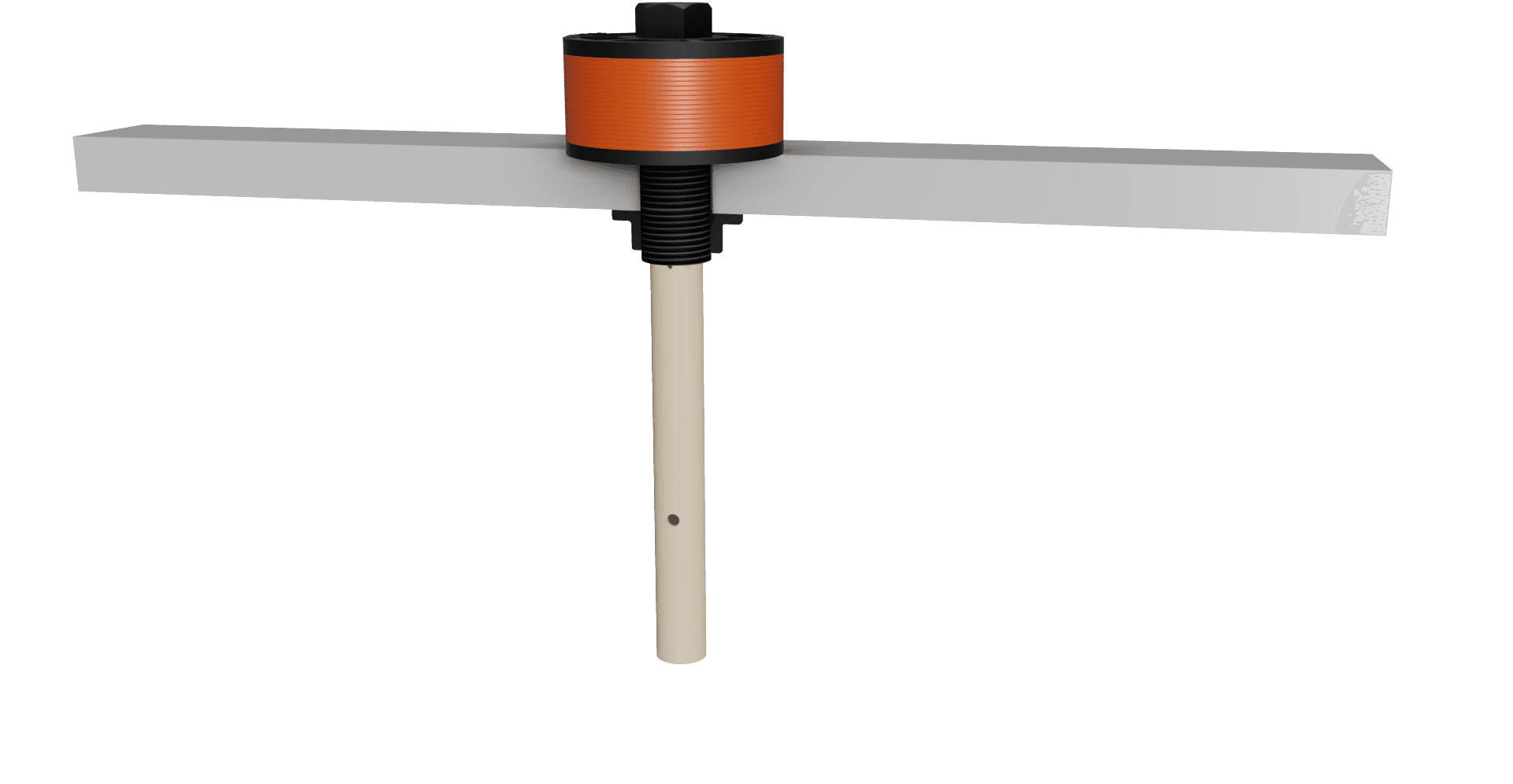 Crepina PLUVITEC 3/4'' BSP x 40 mm com porca e com cauda